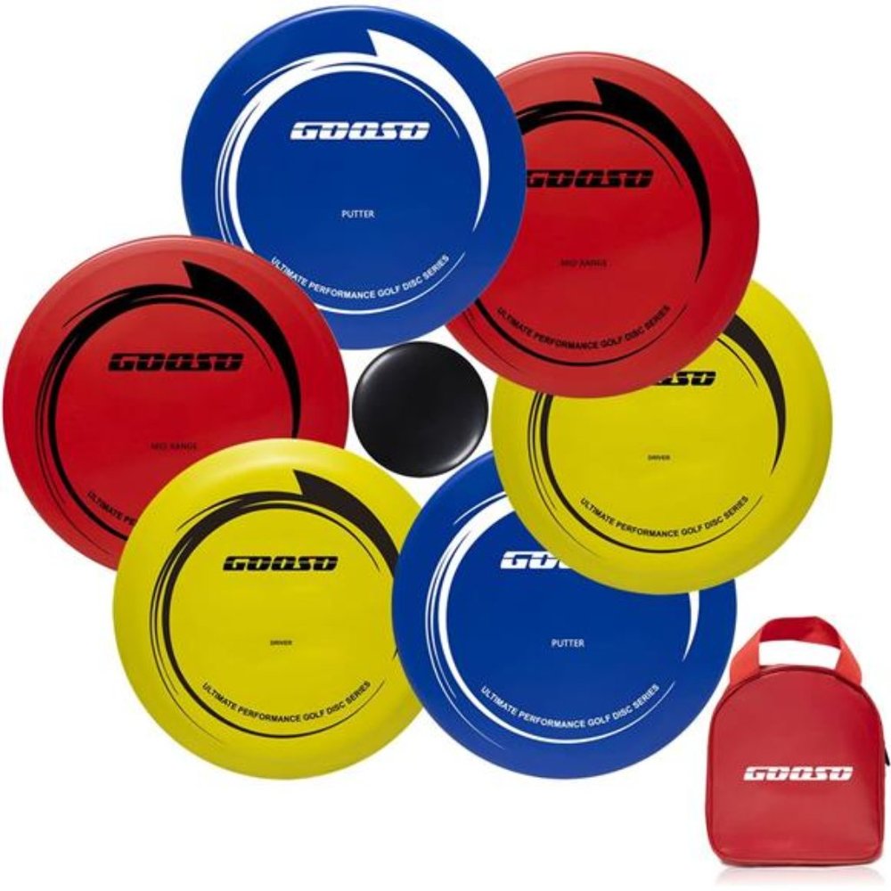 Disc Golf Set - Driver,Mid-Range and Putter Discs with Disc Golf Bag for Outdoor